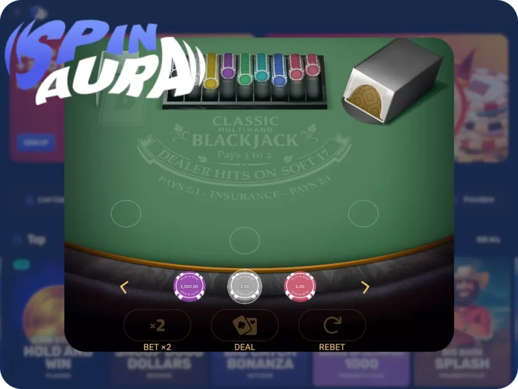 Spin Aura Casino BlackJack