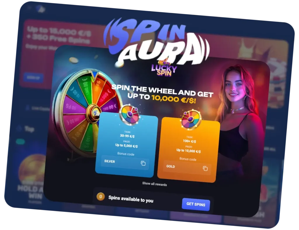 SpinAura Casino Free Spins