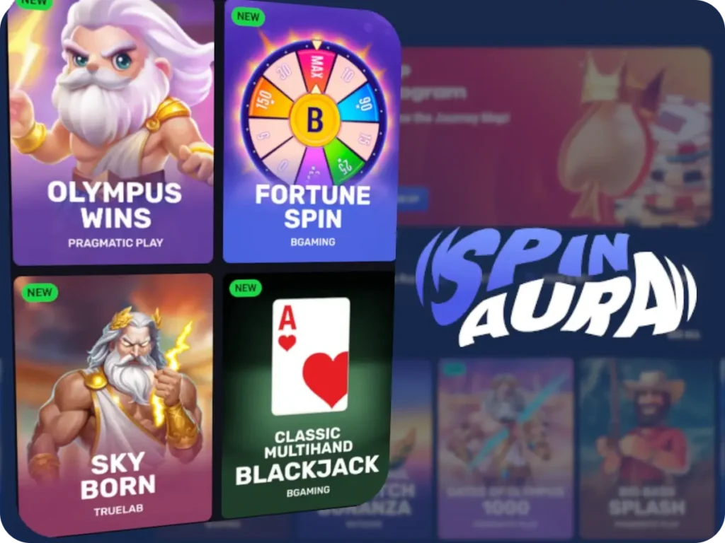 SpinAura Casino Slots New