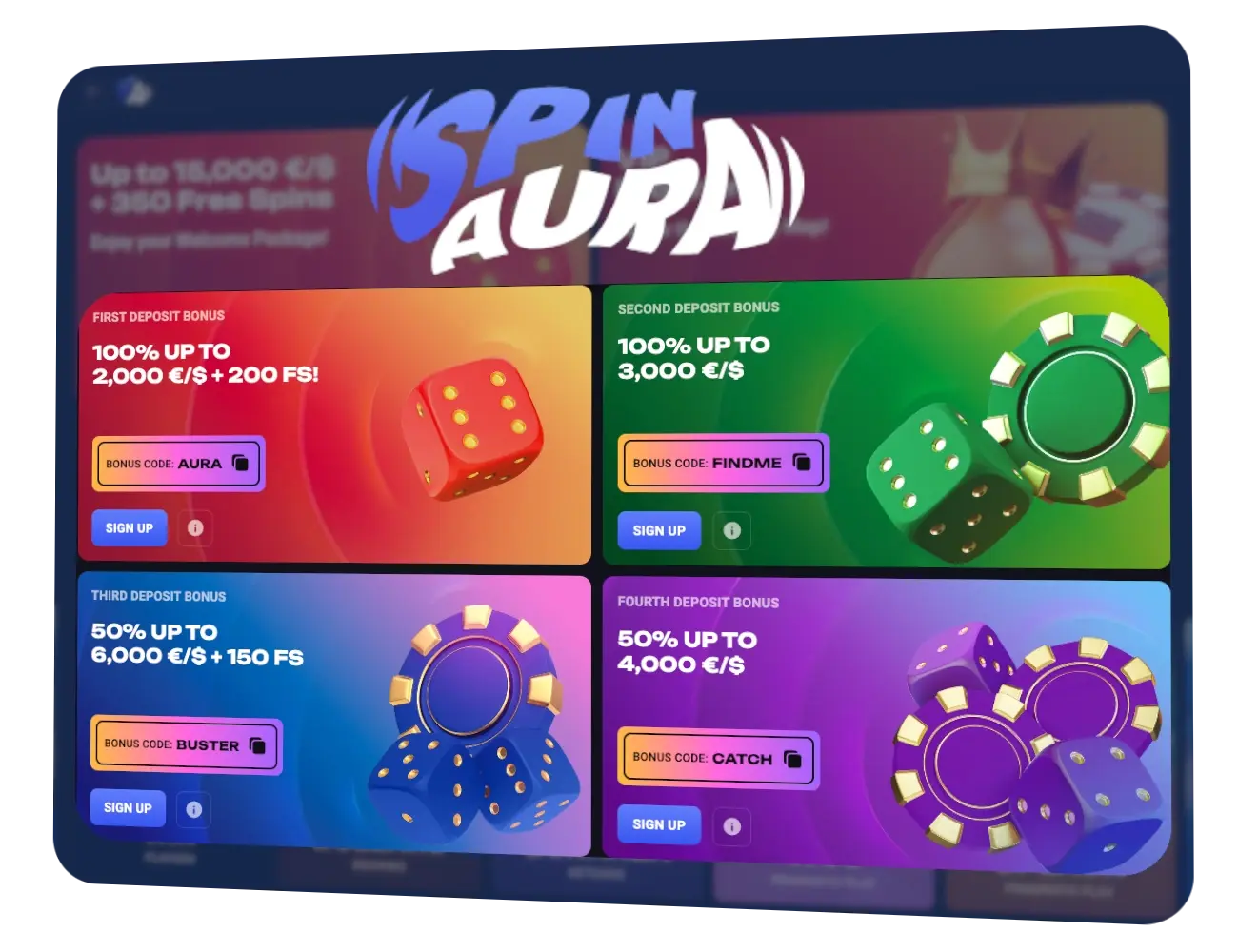 Guide complet du bonus Spinaura : calculs, sécurité et dépôts 1 - Hải sản Vũng Tàu Interface du bonus de bienvenue de Spinaura casino