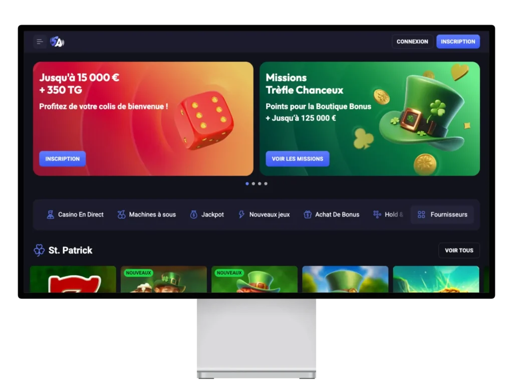 maquette de la page d`accueil